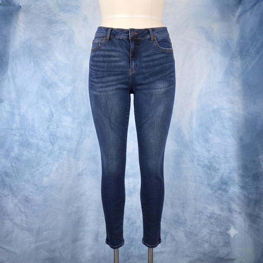 Kut‎ from the Kloth Sienna Skinny Jeans Womens 16W Dark Wash High Rise Denim